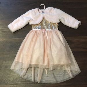 Dress set pink/blush.